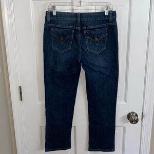 Simply Vera Vera Wang Dark Blue Cropped Jeans